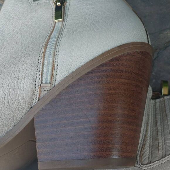 Franco Sarto Western Leather Ankle Booties | Pointed Toe Block Heel | Size 8.5 | - Picture 7 of 10